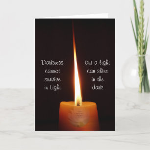 Tarjeta budista SGI con velas Lotus y NMRK