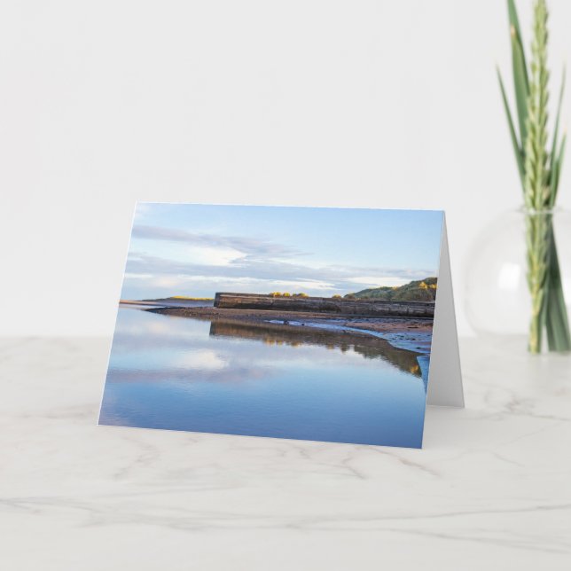 Tarjeta Budle Bay, Northumberland (Anverso)