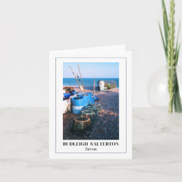 Tarjeta Budleigh Salterton, Devon, Cornualles