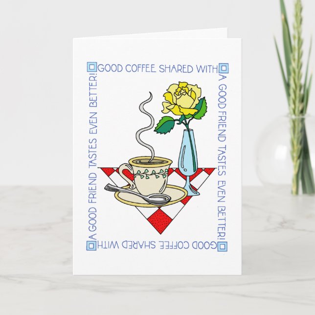 Tarjeta Buen Café Buen Amigo (Anverso)