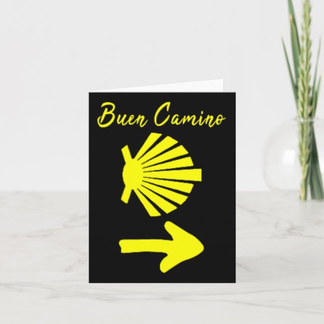 Tarjeta Buen Camino De Santiago De Compostela St. James Wa (Anverso)