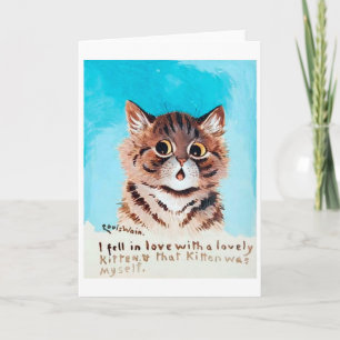 Tarjeta Buen Gatito, Louis Wain