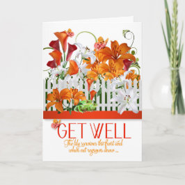 Tarjeta Buen Jardín de Lilies