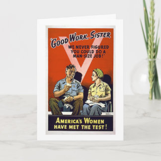 Tarjeta Buena hermana de trabajo