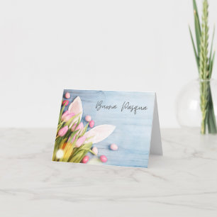 Tarjeta Buena Pascua, Feliz Pascua italiano