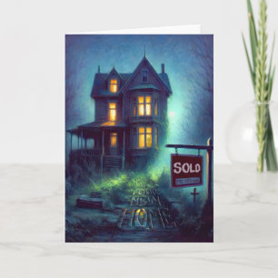 Tarjeta Buena suerte en tu nuevo hogar