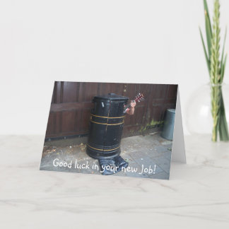 Tarjeta ¡Buena suerte en tu nuevo trabajo!