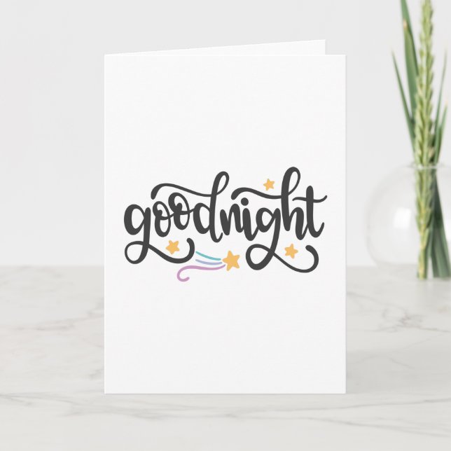 Tarjeta Buenas noches (Anverso)