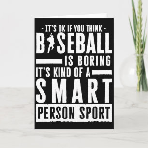 Tarjeta Bueno Si Crees Que El Béisbol Es Aburrido Persona 