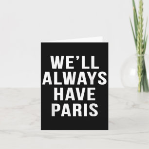 Tarjeta Bueno, Siempre Que La Cuidad De París Diga Cine Gr