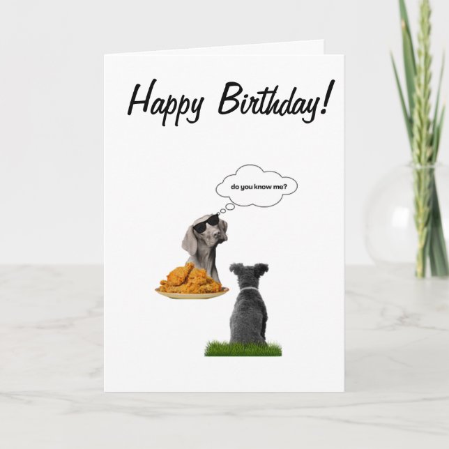 Tarjeta Buenos amigos de perros de cumpleaños (Anverso)