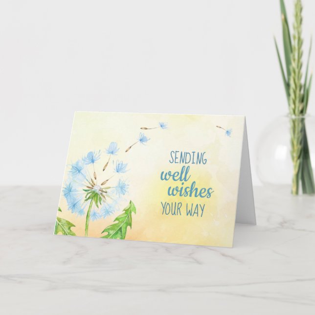 Tarjeta Buenos deseos (Anverso)