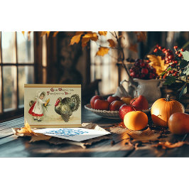 Tarjeta Buenos deseos para el Día de Acción de Gracias