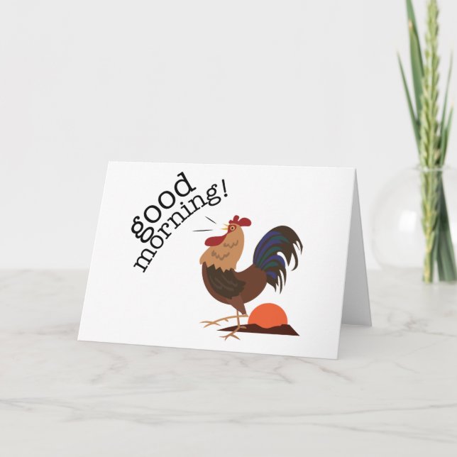 Tarjeta Buenos días (Anverso)