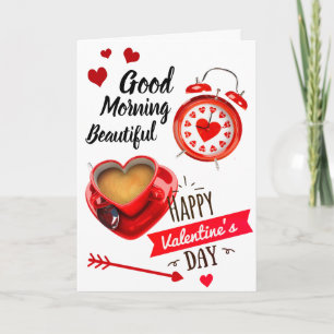Tarjeta Buenos Días Bella Feliz Día de San Valentín