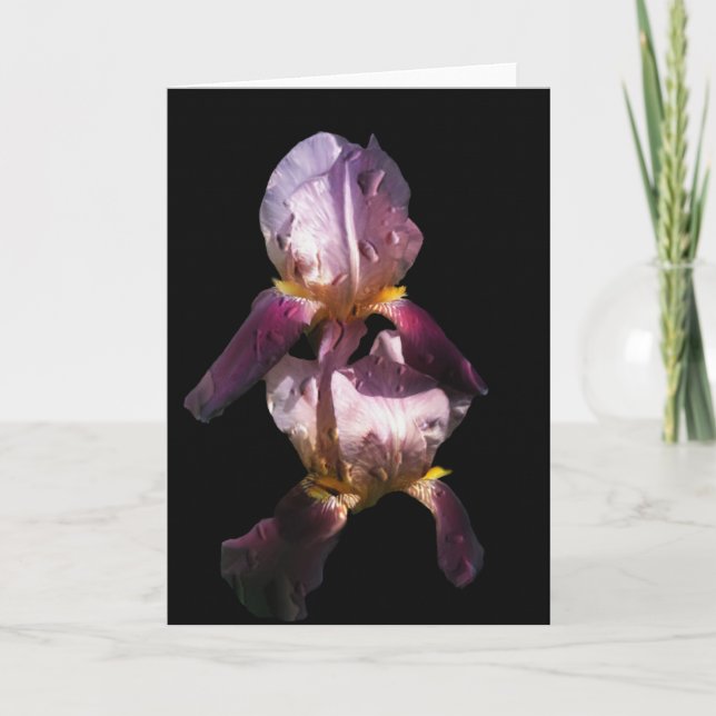 Tarjeta Buenos días Iris (Anverso)