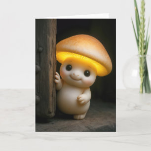 Tarjeta Buenos días Mushroom Munchkin