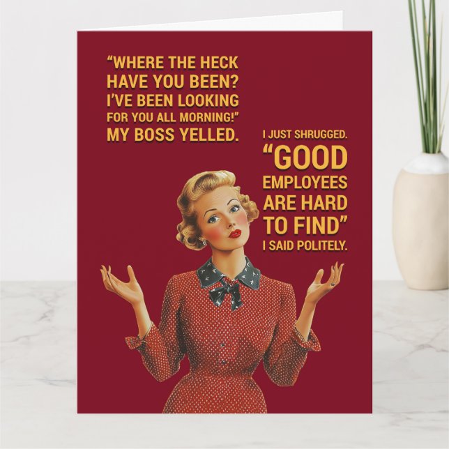 Tarjeta Buenos Empleados  (Anverso)