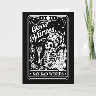Tarjeta Buenos Enfermeros Dicen Palabras D Divertido Tarot