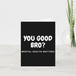 Tarjeta Buenos problemas de salud mental de los hermanos