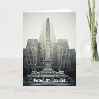 Tarjeta Búfalo, ayuntamiento NY