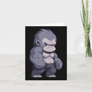Tarjeta Buff Alpha Silverback Gorilla Ape Diseño Bote Go