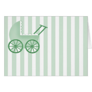 Tarjeta Buggy para bebés (verde)
