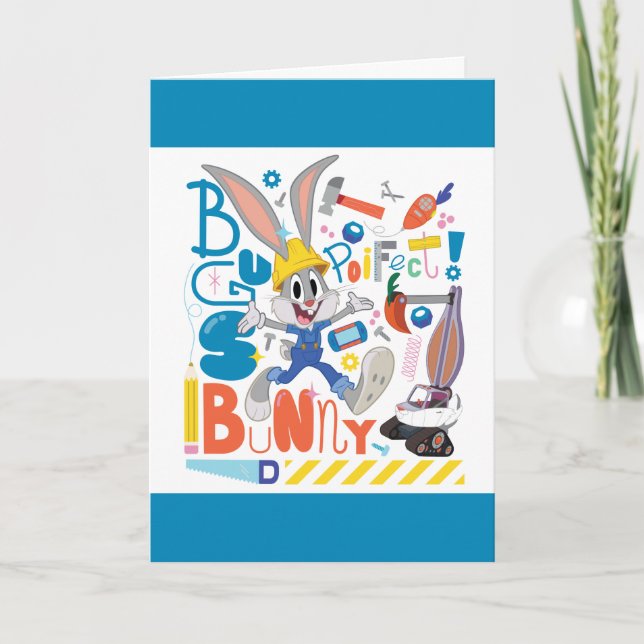 Tarjeta BUGS BUNNY BUILDERS™| BUGS BUNNY™ Herramientas de  (Anverso)