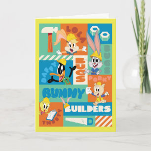 Tarjeta BUGS BUNNY BUILDERS™  Patrón de cuadrícula de cara