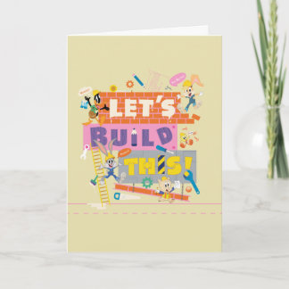 Tarjeta BUGS BUNNY BUILDERS™| Sitio de trabajo "Let's Buil