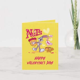 Tarjeta BUGS BUNNY™ Nueces Para Ti   Día de San Valentín