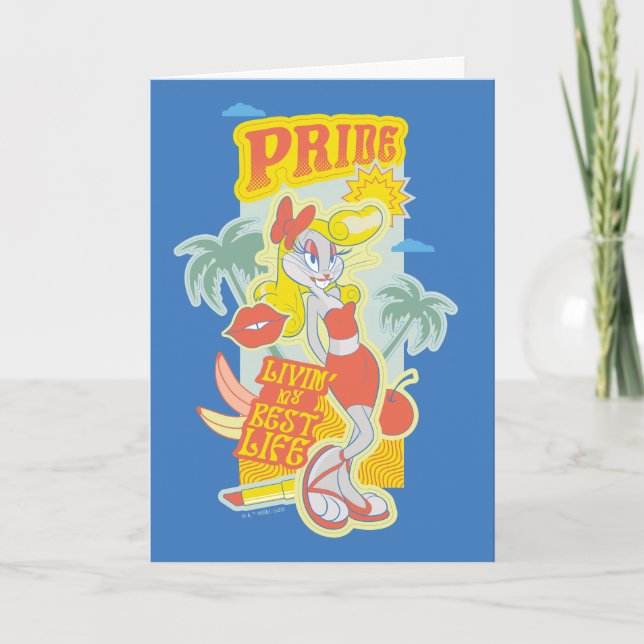 Tarjeta BuGS BUNNY™ Pride - Vivir mi mejor vida (Anverso)