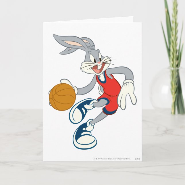Tarjeta BUGS BUNNY™ Regateando a la Competencia (Anverso)