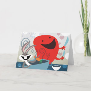 Tarjeta BUGS BUNNY™ y Gossamer Whimsical Meal Prep