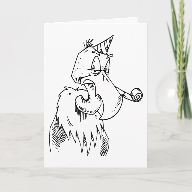 Tarjeta Buitre de cumpleaños (Anverso)