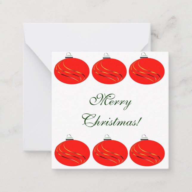 Tarjeta Bulb para navidades (Anverso)