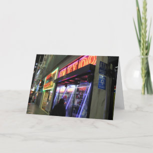 Tarjeta Bulevar de Hollywood. Tatuaje