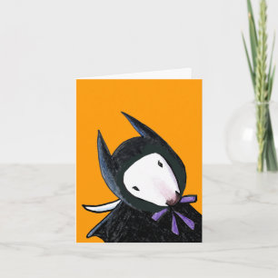 Tarjeta Bull Terrier BatDog Card