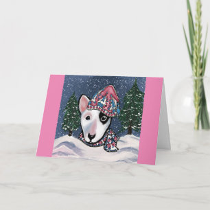 Tarjeta Bull Terrier Miniatura