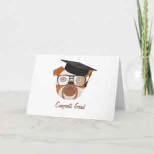Tarjeta Bulldog con lentes y límite máximo de graduación u