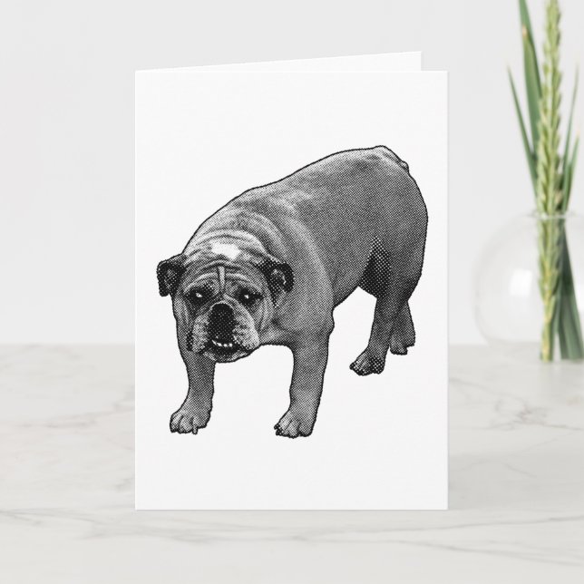 Tarjeta Bulldog Deseo Brillante (Anverso)