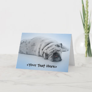 Tarjeta Bulldog durmiente