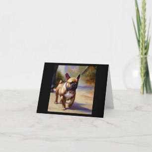 Tarjeta Bulldog francés