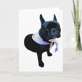 Tarjeta Bulldog francés