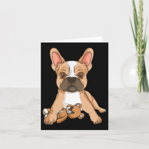 Tarjeta Bulldog Francés Amor Perrito Lindo Mamá Divertida 