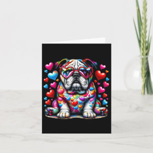 Tarjeta Bulldog Francés Día de San Valentín Madre Amante P
