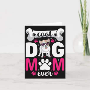 Tarjeta Bulldog Francés Gafas Florales Talla Plus Mamás 