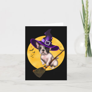Tarjeta Bulldog Halloween Vestidos Hombres Mujeres Niños P