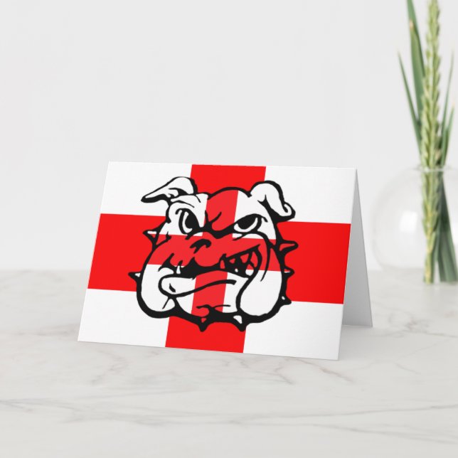 Tarjeta Bulldog inglés (Anverso)