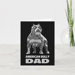 Tarjeta Bulldog Perro Amante Americano